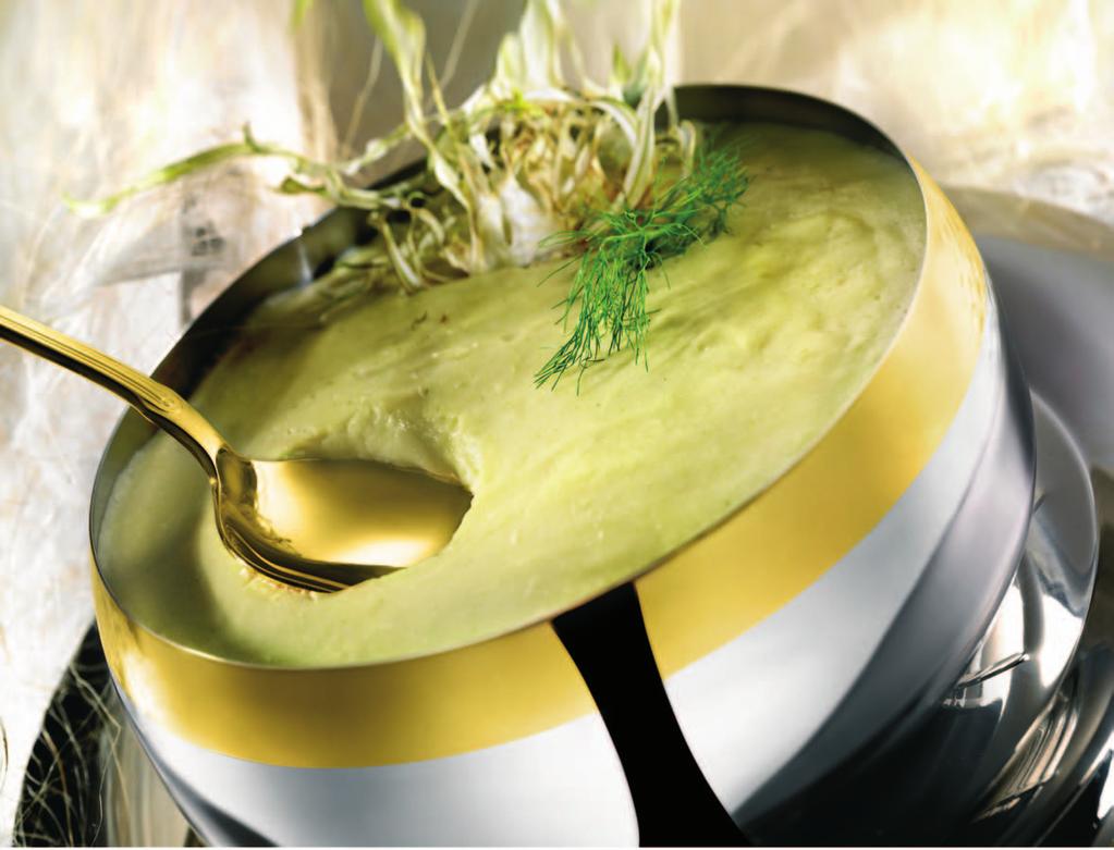 BRAMBOROVÉ PYRÉ S FENYKLEM A KOPREM Purée Ingredience (4 porce) Brambory 2 (200 g) with Fenykl 2 (200 g) fennel Mléko 200 ml Máslo 50 g Kopr Pepř Sůl POSTUP PŘÍPRAVY Brambory oloupeme a nakrájíme je