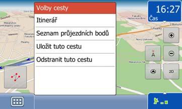 Možnost Popis Předvedení Po naplánování trasy ji předvede.