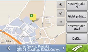 2.5 Poslední Pomocí Poslední lze zvolit opakovaně cíl cesty ze seznamu