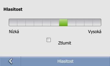 Všechny kategorie vyberete kliknutím na ; zrušení zatrhnutí všech kategorií provedete kliknutím na. Nastavení bude uloženo automaticky. Pro návrat do menu Nastavení klikněte na. 4.