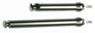 3 velikosti dle průměru: 9,6 mm, 12,6 mm, 15,9 mm 4 zrnitosti: Hrubý, střední, jemný a velmi