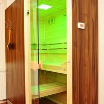 Saunu DYNTAR MINI RELAX můžete bez starostí postavit v ložnici do