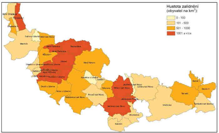 4. POPIS ŽELEZNIČNÍ DOPRAVY NA TRATÍCH V AGLOMERACI LIBEREC Jedná se o území, na které se s odkazem na vymezení aglomerací dané vyhláškou č. 561/2006 Sb.