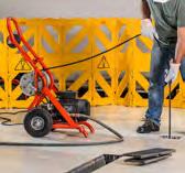 RIDGID K-45 AF Pro čištění potrubí do Ø75mm Elektrická ruční bubnová čistička Dvoucestný automatický posuv, nešpiní, ruce se nedotýkají spirály!