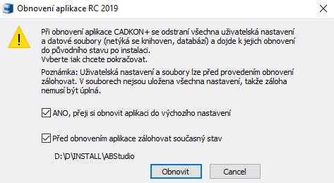 Ucelená nabídka pro spuštění programů Po nainstalování CADKONu+ 2019 se v nabídce Windows Start pro tuto verzi vytvoří samostatná položka CADKON+ 2019, ve které jsou umístěné odkazy na všechny