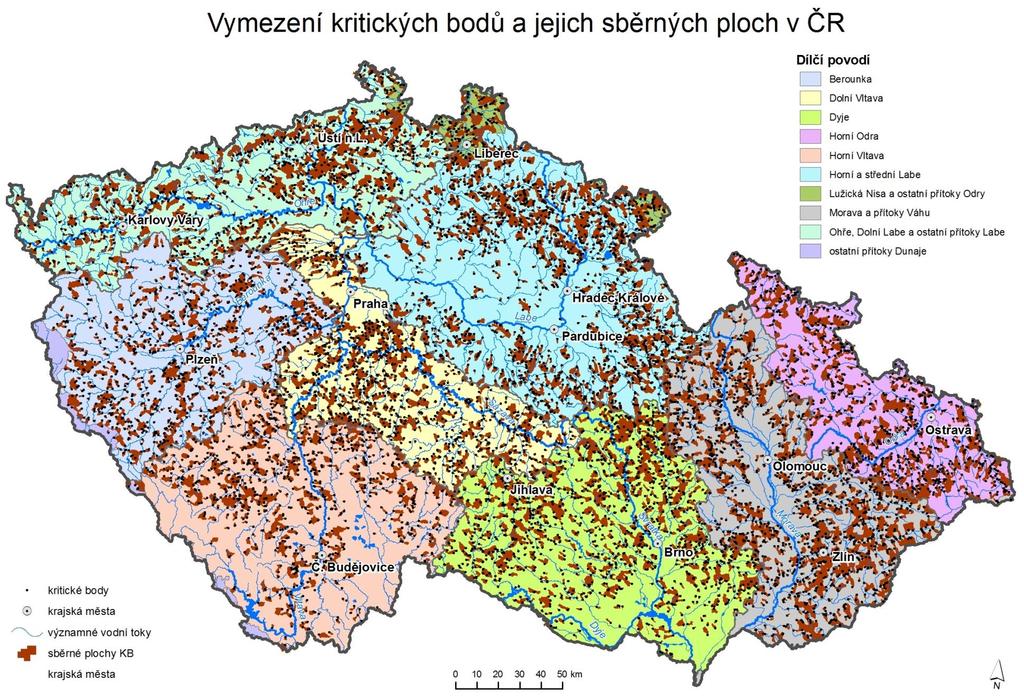 Vymezení kritických bodů a