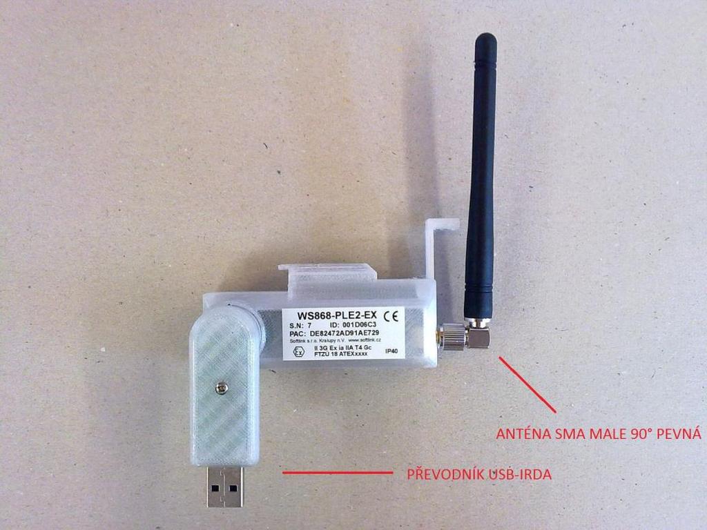 4.3. Jiskrově bezpečné impulsní rozhraní 4.3.1. JB parametry - výstupní kapacita na anténním konektoru Ci = 100 pf 4.4. Napájení - napájení je provedeno z primární lithiové baterie LS17500 CNA 3,6V/3,6 Ah výrobce SAFT - baterii lze vyměnit pouze za stejný typ a od stejného výrobce - klidový odběr: max.