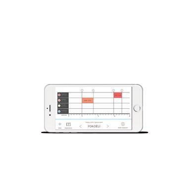 RF Touch RFSA-61M DIN jednokanálový spínač BASIC Panel BASIC je připojen napájecím kabelem do