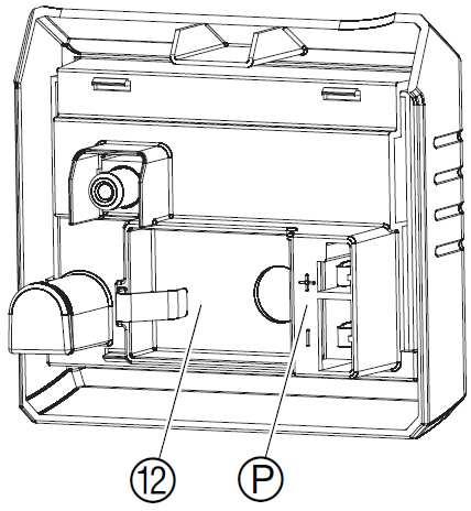 Při použití vhodného adaptéru (13) je možné k zavlažovacímu počítači připojit ventily se závitem 26,5 mm (G ¾ ).