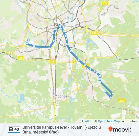 Pokyny: Tovární 26 zastávek ZOBRAZIT JÍZDNÍ ŘÁD LINKY Univerzitní Kampus - Sever Netroufalky 223/1, Czech Republic Univerzitní Kampus Nemocnice Bohunice Netroufalky, Brno Stará Nemocnice Jihlavská ev.