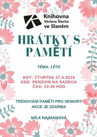 Tyto aktivity máme rozdělené pro ty, kteří do knihovny dochází, a pak na ty, kteří jsou v domově pro seniory nebo v domově s pečovatelskou službou, a za těmi docházíme s programem 1x měsíčně my.