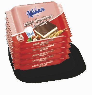 Manner oplatky multipack 5 ks 125 g 100 g = 13,52 Kč 16