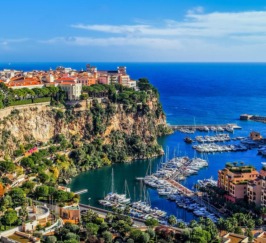 riviéry Monaco, Cannes i Nice.