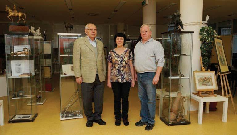 Ústav dějin veterinárního lékařství v roce 2018 Pracovníci ústavu Dr. K. Kovařík, Mgr. M. Krejčí, A.