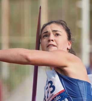 Achievements: EYOF 2015 Tbilisi 100 m/6, 200 m/2= heptathlon 2013 13y 4592 (pupils) 2014 14y 5249 (pupils) 2015 15y 5449 (pupils) 2016 16y - 2017 17y 5527 2018 18y 5468 PBs in individual events: 100
