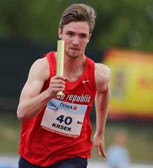 Matěj Krsek 400 m, 4 x 100 m, 4 x 400 m born: 13. 5. 2000 Praha height / weight: 185 cm / 82 kg club / 1st club: A.C.