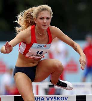 Nikoleta Jíchová 100 m hurdles 100 m H (0.762 m) 2014 14y 14.95 (pupils) 2015 15y 14.91 (pupils) 2016 16y 13.75 (youth) 100 m H (0.840 m) 2017 17y 13.64 (youth) 14.05 2018 18y 13.