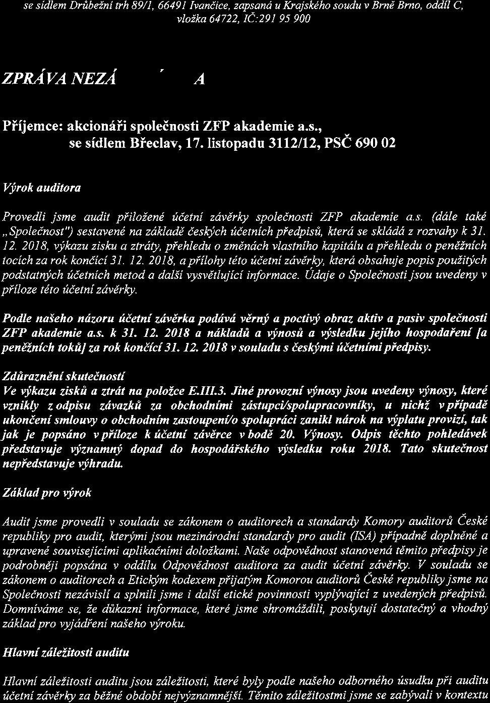 34 ZPRÁVA
