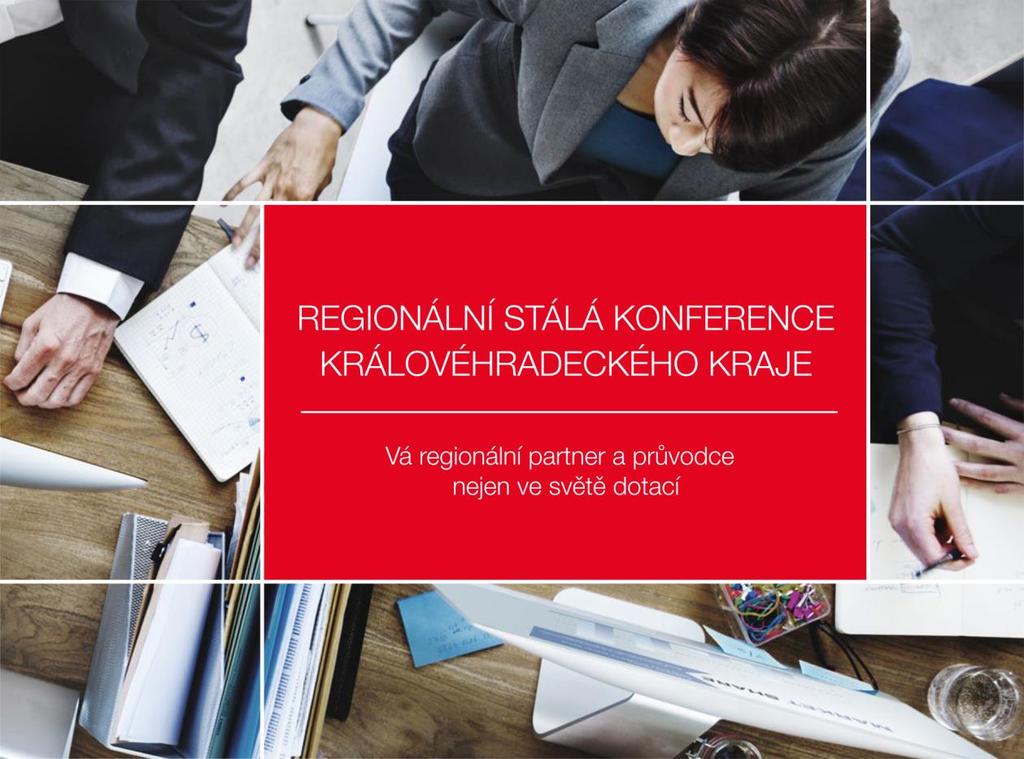 Obr. 13 Brožura RSK KHK titulní strana RSK KHK se viditelně prezentuje informační brožurou, informačními letáky a roll-upem na všech akcích, které její sekretariát organizuje či spolupořádá.