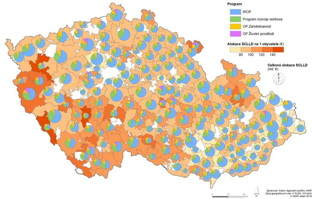 V červnu 2017 byl spuštěn proces žádostí o změnu SCLLD, do konce roku 2017 jich