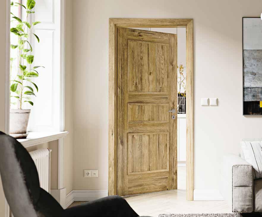 BERGAMO Rámečky, okénka, lišty - dveře ve stylu ornamentální secese. Díky svému retro vzhledu jsou ideální volbou pro vyznavače tradičního či romantického stylu.