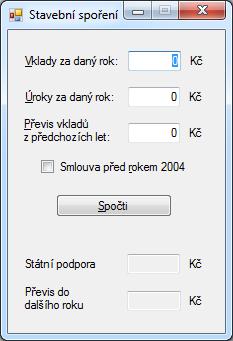 Př. stavební spoření Spočti ZVSP jako vklady + úroky + převis ZVSP = základna NE Stará smlouva ANO pro výpočet stavebního spoření Spočti státní podporu jako 15 % ze ZVSP Spočti státní podporu jako 25