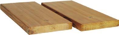 Hoblovaná prkna, hranoly a konstrukční prvky Hranoly a prkna z tohoto tepelně upraveného dřeva jsou čtyřstranně hladce hoblované.