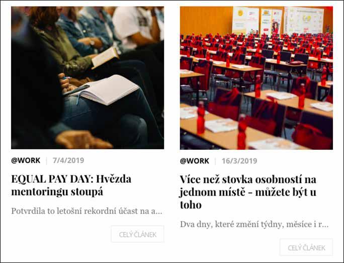 Přehled publicity v jednotlivých médiích: ONLINE MEDIA články a rozhovory v online