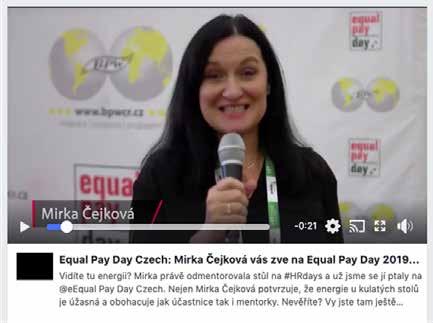 ČEJKOVÉ, MENTORKY EQUAL PAY DAY 2019 https://www.