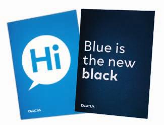 Barvy: stříbrná/modrá. Potisk: logo Dacia na těle.
