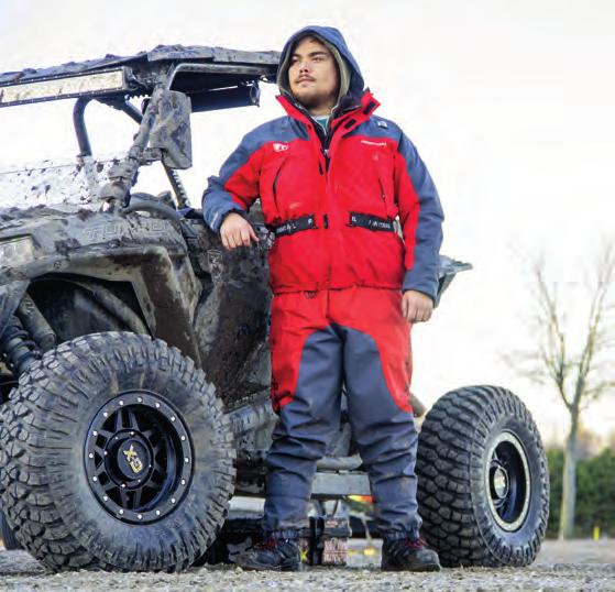 hluboké vodě, a přesto prodyšné a dostatečně odolné, aby vydrželo i v těch nejdrsnějších podmínkách.