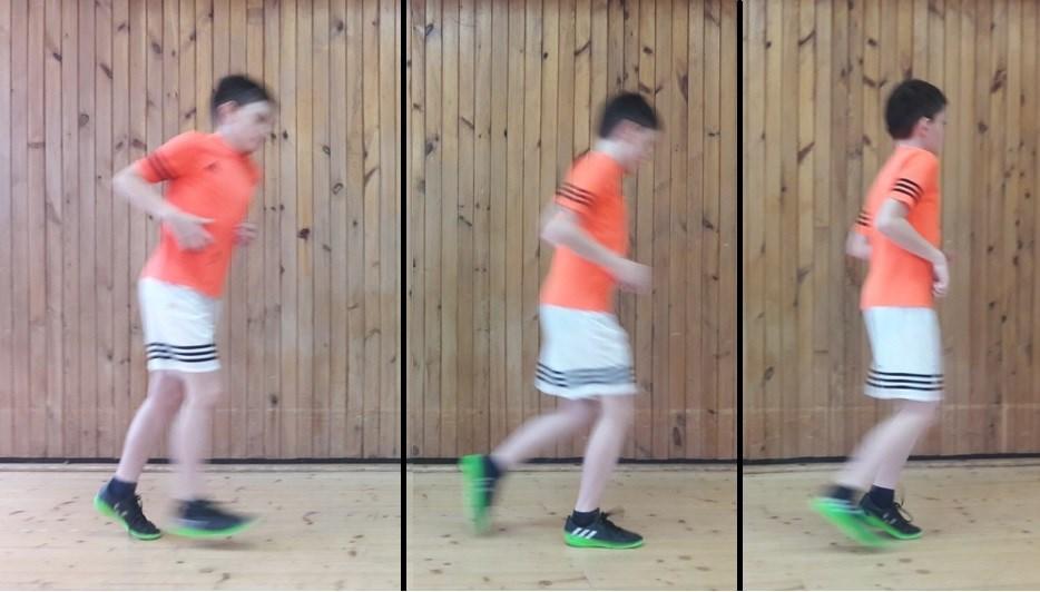 Lokomoční subtest 1) Běh Nejnáročnější test z hlediska prostoru je právě tento.