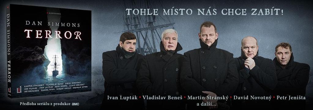 T i s k o v á z p r á v a 2 4. 4. 2 0 1 9 Absolutním vítězem ceny Audiokniha roku 2018 je mrazivý TERROR! Cenu za mimořádný přínos v oblasti mluveného slova převzal čerstvý pětaosmdesátník Josef Somr.