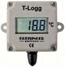 T-LOGG série loggerů pro autonomní použití ČSN EN 12830 Všeobecné technické údaje: Displej: 10 mm vysoký LCD displej Interval záznamu: 2 s... 5 h (T-Logg 160: 4 s 5 h) Kapacita paměti: 16.