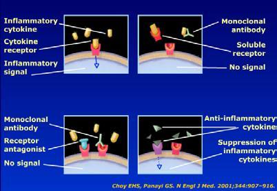 Regulace cytokinů cílená léčba solubilní antagonisté receptorů cirkulující solubilní