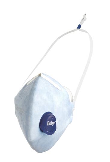 Dräger X-plore 1700+ D-50311-12 Odpor dýchání díky speciálně vyvinutému ﬁltračnímu materiálu CoolSAFE+ téměř nepocítíte: Lícnice pro