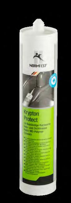 Karosářská lepidla a těsnicí hmoty odolné proti záření UV Základ: MS polymer Krypton Protect č. zboží. 2893-226-1 obsah: 310 ml č. zboží. 2893-226-2 obsah: 310 ml č. zboží. 2893-226-3 obsah: 310 ml č.