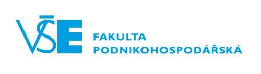 VÝROČNÍ ZPRÁVA O ČINNOSTI 2018 FAKULTY PODNIKOHOSPODÁŘSKÉ VYSOKÉ ŠKOLY EKONOMICKÉ V PRAZE Výroční zprávu schválil