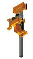 hydraulické rozevírání obou osečkovačů současné hydraulické rozevírání obou