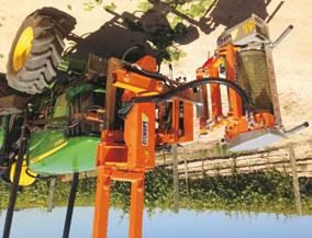 Náklon ±20, rychlé upnutí prostřednictvím svařence pro čelní montáž na