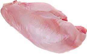 Drubež, bílé maso Krůtí prsa vkuovaná cca 1,5 kg Krůtí maso