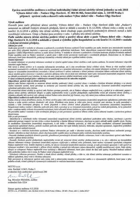 88 zpráva o hospodaření