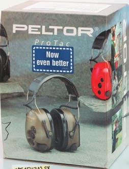 HEARING PROTECTION - 3M-PELTOR MT15H7A2-SV PRO TAC II Mušlový chránič s elektronikou tlumící hluk a zesilující podle potřeby mluvenou řeč, možnost připojení na