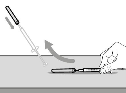 Kombinace injekčních lahviček Pokud potřebujete k dosažení předepsané dávky více než 1 injekční lahvičku, pokračujte po natažení roztoku z první lahvičky těmito kroky: Krok A.