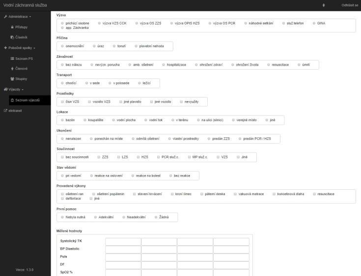 2 moduly software pro správu VZS 22