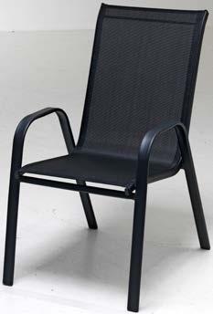 Š96 x D200 x V74 cm 9999,- 7500,- Židle: Ocel a umělý ratan. Stohovací.