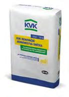 0240 KVK Sanační omítka soklová omítka sanačního systému stavební konstrukce poškozené zvýšenou vlhkostí na velmi vlhké a prosolené zdivo, na sokly 0 2,5 mm 20 mm Spotřeba při vrstvě 1 mm 1,4 kg / m