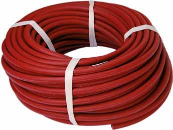 ) Barevné provedení: neprůhledná, červená barva Konstrukce: jednovrstvá PVC hadice vnitřní průměr vnější průměr balení (mm) (mm) (m/bal) 10 14 100