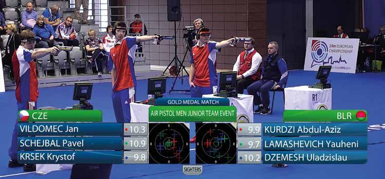 HLÁSKA 05/2019 Sport Jan Vildomec juniorským mistrem Evropy Sportovní střelec Jan Vildomec, člen Sportovně-střeleckého klubu Opava, předvedl skvělý výsledek na Mistrovství Evropy ve sportovní střelbě