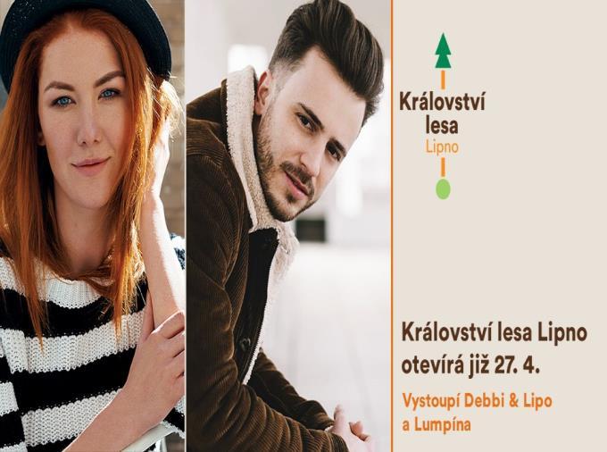 Největším lákadlem bude koncert Debbi &Lipo. Přijeďte si na Lipno užít královskou zábavu do pohádkového Království lesa.